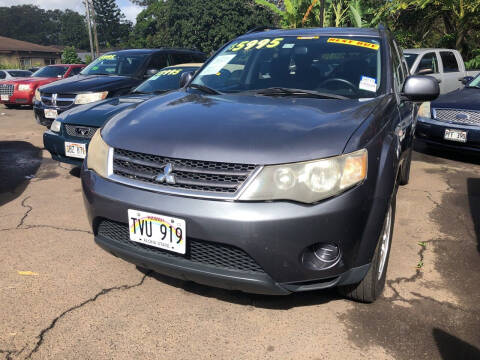 2008 Mitsubishi Outlander for sale at PACIFIC ISLAND AUTO SALES in Wahiawa HI