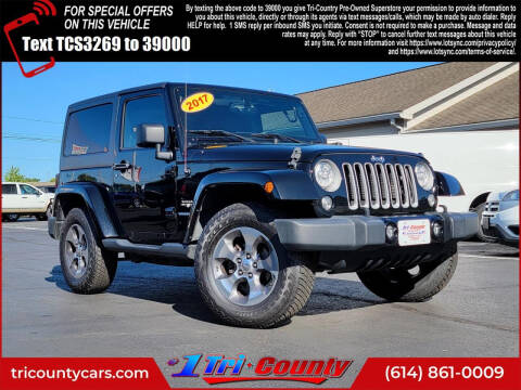 2017 Jeep Wrangler for sale at Tri-County Pre-Owned Superstore in Reynoldsburg OH