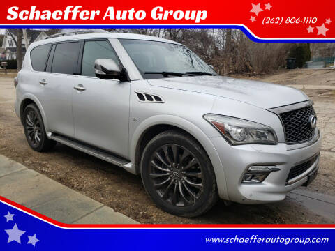 2015 Infiniti QX80 for sale at Schaeffer Auto Group in Walworth WI