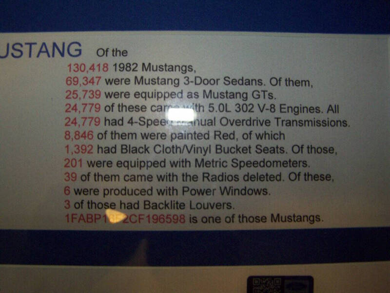 1982 Ford Mustang