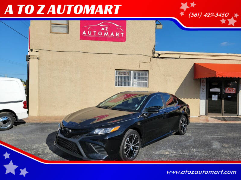 2019 Toyota Camry for sale at A TO Z  AUTOMART in West Palm Beach FL