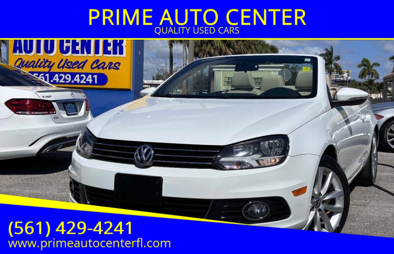 2016 Volkswagen Eos for sale at PRIME AUTO CENTER in Palm Springs FL