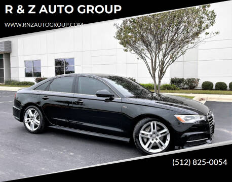 2016 Audi A6 for sale at R & Z AUTO GROUP in Austin TX