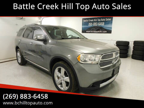 2011 Dodge Durango for sale at Battle Creek Hill Top Auto Sales in Battle Creek MI