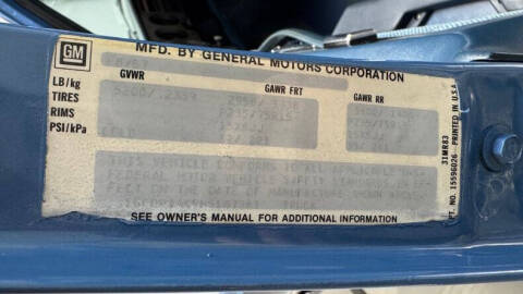 1987 Chevrolet R/V 10 Series