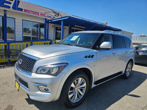 2017 Infiniti QX80 for sale at Abel Motors, Inc. in Conroe TX