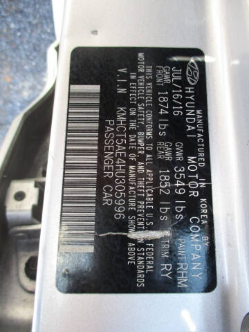 2017 Hyundai Accent SE