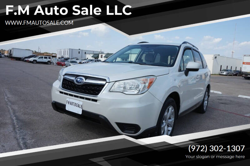 2014 Subaru Forester for sale at F.M Auto Sale LLC in Dallas TX