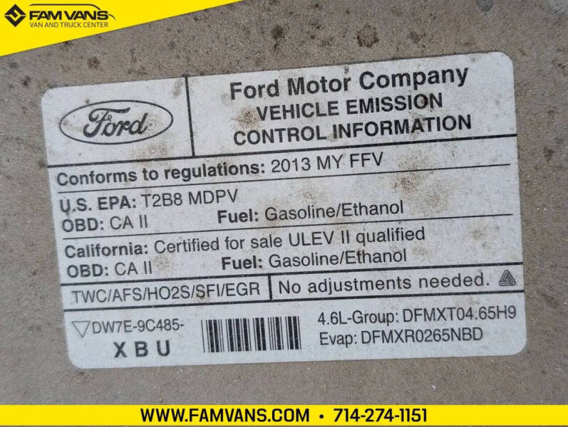 2013 Ford E-Series E-150