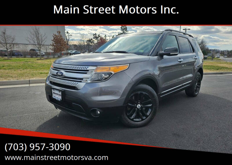 Used 2014 Ford Explorer XLT with VIN 1FM5K8D88EGB08245 for sale in Chantilly, VA
