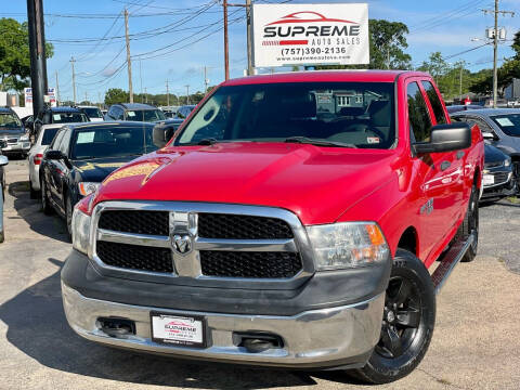 2014 RAM 1500 for sale at Supreme Auto Sales in Chesapeake VA