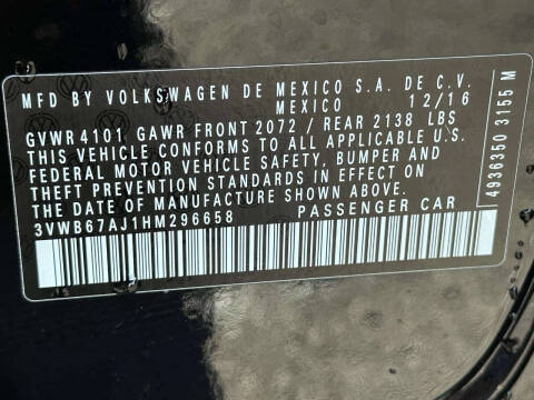 2017 Volkswagen Jetta 1.4T SE