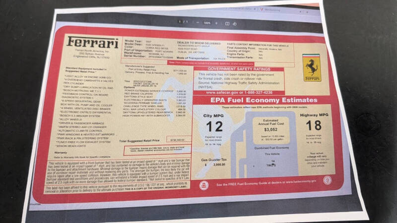 2007 Ferrari F430 F1 Spider