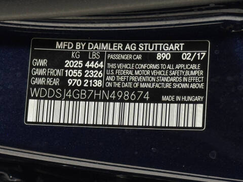 2017 Mercedes-Benz CLA CLA 250 4MATIC