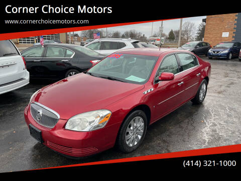2009 Buick Lucerne for sale at Corner Choice Motors in West Allis WI