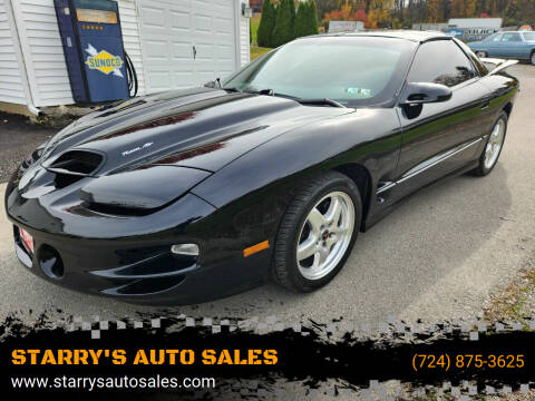 2002 Pontiac Firebird for sale at STARRY'S AUTO SALES in New Alexandria PA