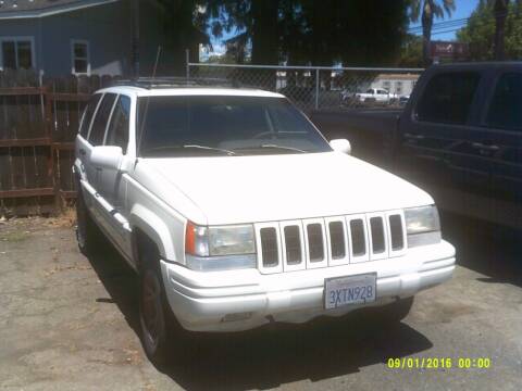 1997 Jeep Grand Cherokee for sale at Mendocino Auto Auction in Ukiah CA