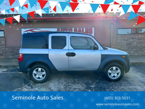 2005 Honda Element for sale at Seminole Auto Sales in Seminole OK