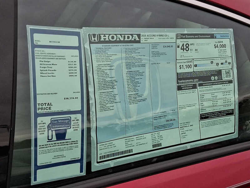 2025 Honda Accord Hybrid EX-L