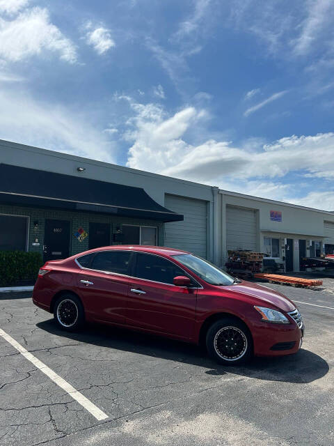 2014 Nissan Sentra for sale at ALPHA AUTOMOTIVE SALES in Oakland Park, FL