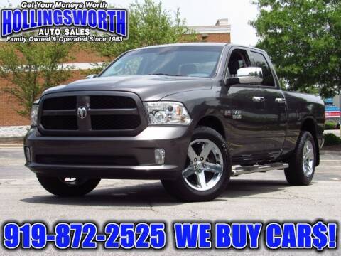 2016 RAM 1500 for sale at Hollingsworth Auto Sales in Raleigh NC