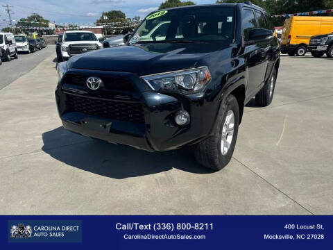 2019 Toyota 4Runner for sale at Carolina Direct Auto Sales in Mocksville NC