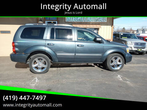 2009 Dodge Durango for sale at Integrity Automall in Tiffin OH
