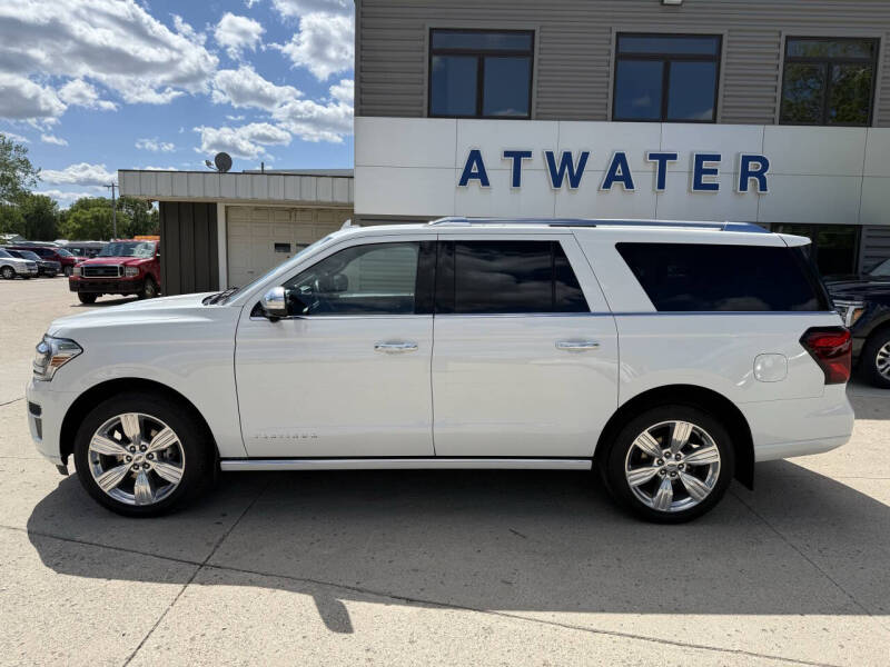 Used 2022 Ford Expedition Platinum with VIN 1FMJK1MT1NEA18831 for sale in Atwater, Minnesota