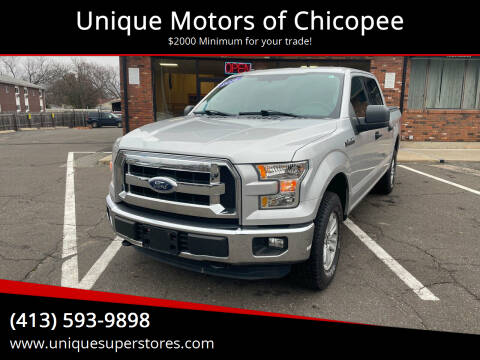 2016 Ford F-150 for sale at Unique Motors of Chicopee in Chicopee MA
