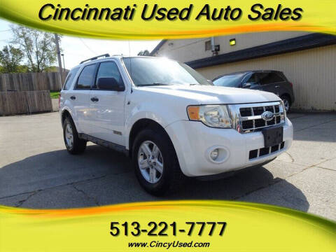 2008 Ford Escape Hybrid for sale at Cincinnati Used Auto Sales in Cincinnati OH