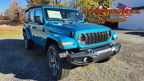 2024 Jeep Wrangler for sale at FRED FREDERICK CHRYSLER, DODGE, JEEP, RAM, EASTON in Easton MD