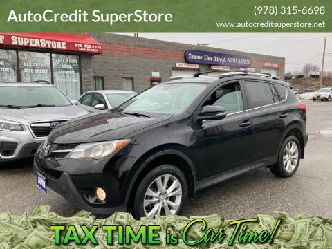 2015 Toyota RAV4 for sale at AutoCredit SuperStore in Lowell MA