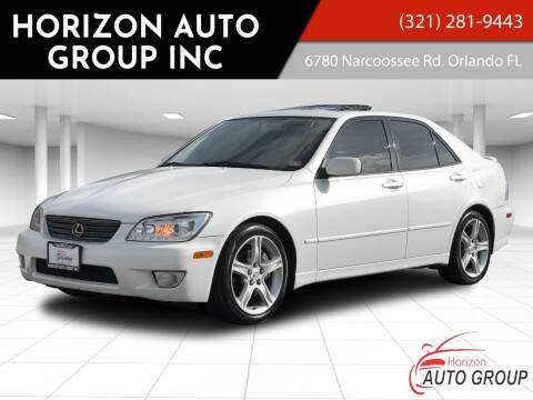 2001 Lexus IS 300 for sale at HORIZON AUTO GROUP INC in Orlando FL