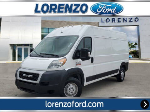 2021 RAM ProMaster for sale at Lorenzo Ford in Homestead FL