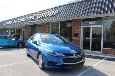 2016 Chevrolet Cruze for sale at Jones Automotive Group in Jacksonville NC