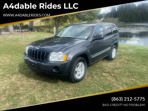 2007 Jeep Grand Cherokee for sale at A4dable Rides LLC in Haines City FL