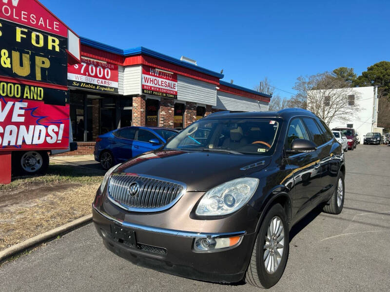 2012 Buick Enclave for sale at HW Auto Wholesale in Norfolk VA