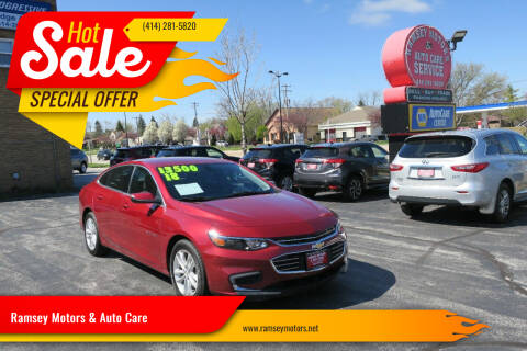 2018 Chevrolet Malibu for sale at Ramsey Motors & Auto Care in Milwaukee WI