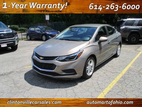 2017 Chevrolet Cruze for sale at Clintonville Car Sales - AutoMart of Ohio in Columbus OH