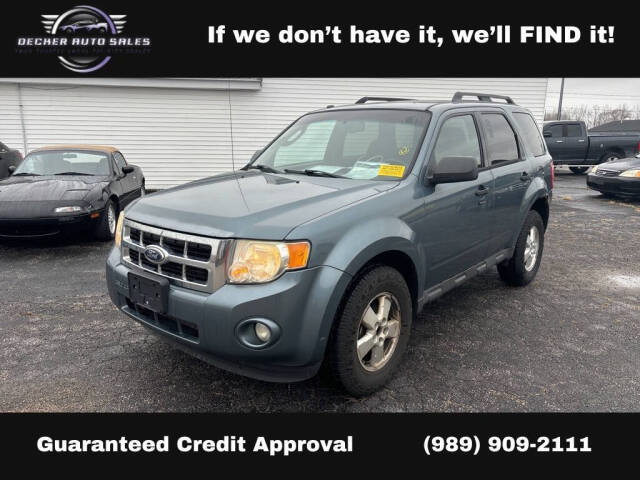 2010 Ford Escape for sale at DECKER AUTO SALES in Bay City, MI