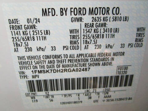 2024 Ford Explorer XLT