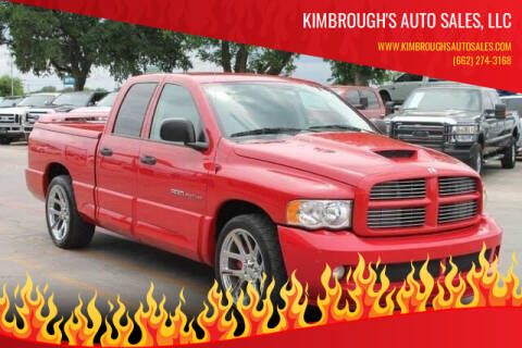 2005 Dodge Ram 1500 SRT-10 for sale at Kimbrough's Auto Sales, LLC in Potts Camp MS