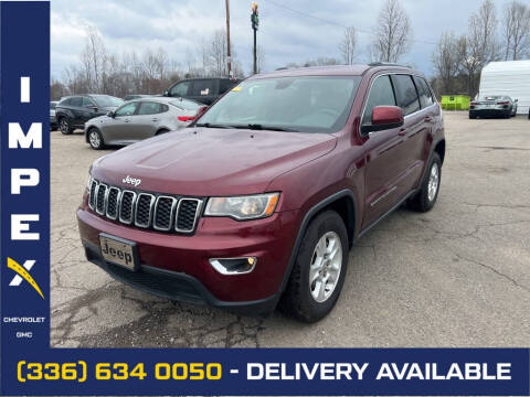 2017 Jeep Grand Cherokee for sale at Impex Chevrolet GMC in Reidsville NC