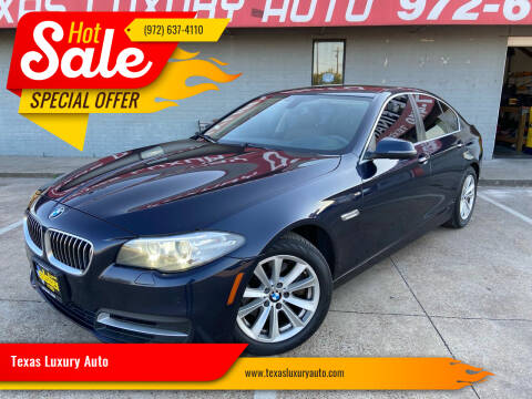 2014 BMW 5 Series for sale at Texas Luxury Auto in Cedar Hill TX
