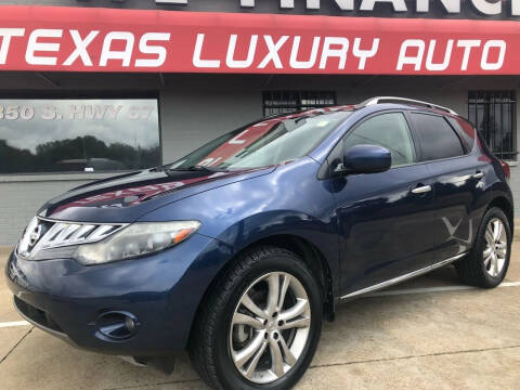 2010 Nissan Murano for sale at Texas Luxury Auto in Cedar Hill TX