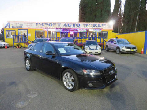 2011 Audi A4 for sale at Import Auto World in Hayward CA