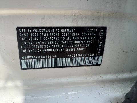 2011 Volkswagen Golf 2.5L PZEV