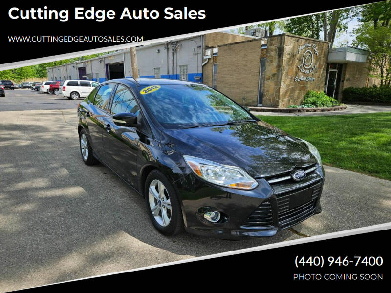 2012 Ford Focus for sale at Cutting Edge Auto Sales in Willoughby OH