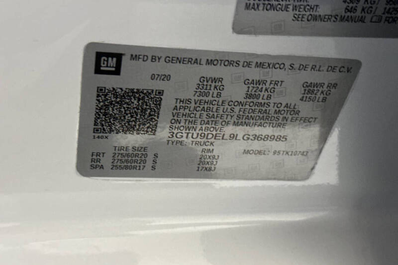 2020 GMC Sierra 1500