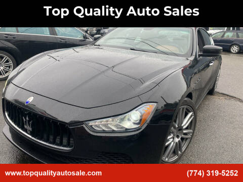 2016 Maserati Ghibli for sale at Top Quality Auto Sales in Westport MA